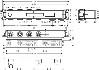 Смеситель для душа Hansgrohe RainSelect 15380700S белый
