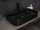 Раковина Gid Bm9660 53376 накладная черная матовая 60x40x11