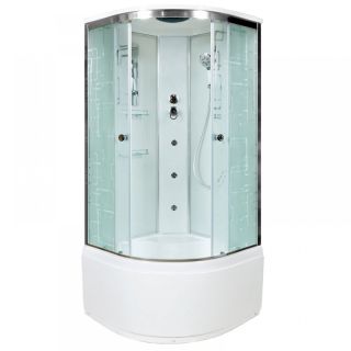Душевая кабина Deto EM4580 с гидромассажем (гм.) 80х80х220 см