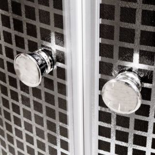 Душевая кабина Deto L 809 стандартная BLACK 90х90х215 см