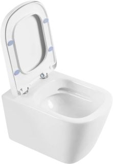 Унитаз подвесной BelBagno Albano BB120CHR/BB120SC с сиденьем микролифт