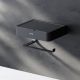 Держатель для туалетной бумаги с коробкой Am.Pm Inspire 2.0 чёрный матовый A50A341522