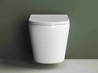 Подвесной унитаз Ceramica Nova Highlight CN1804 безободковый белый