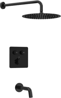 Душевой комплект Milleau Tissage TERMO 2SBIT/324.1-GB черный