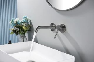 Смеситель встраиваемый для раковины Timo Saona 2372/18SM чёрное золото