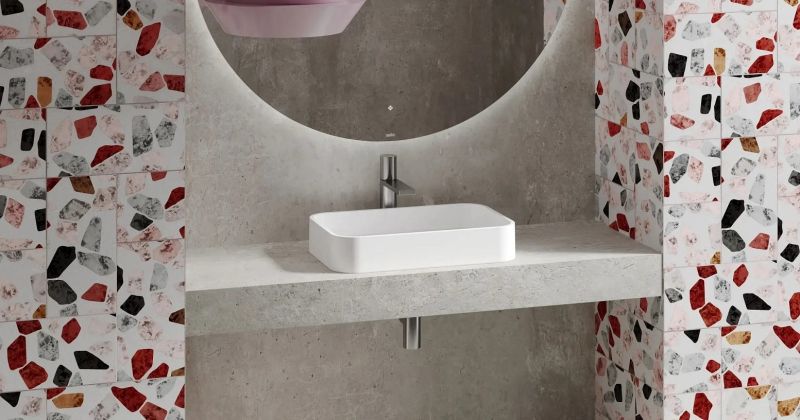 Накладная раковина Salini Callista 01 S-Sense 1101104G 55см белый глянцевый