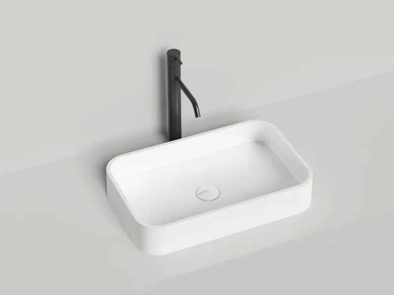 Накладная раковина Salini Callista 01 S-Stone 1101204SMRF 55см RAL полностью