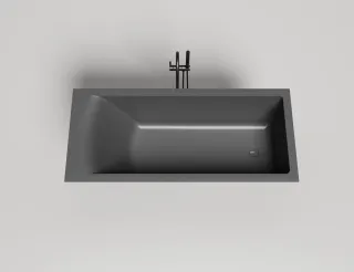 Ванна из искусственного камня Salini Cascata Kit S-Sense 104313GRF 170x75см RAL полностью