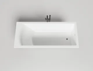 Ванна из искусственного камня Salini Cascata S-Sense 104213G 180x80см белый глянцевый