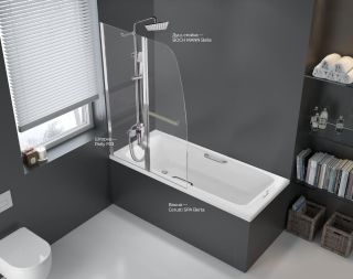 Шторка для ванной Parly F03