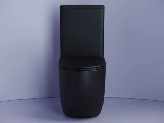 Напольный унитаз Ceramica Nova Metropol CN4001MB безободковый чёрный матовый