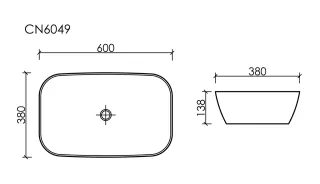 Раковина Ceramica Nova Element CN6049MP 60см розовый матовый