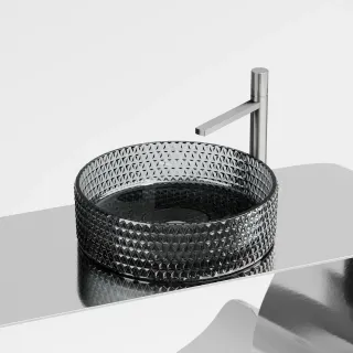 Раковина Ceramica Nova Cristal CN6060 36см чёрный