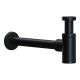 Сифон для раковины Ceramica Nova 70001MB с мокрым затвором чёрный матовый