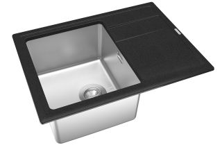 Кухонная мойка Florentina Комби 650 жасмин