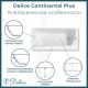 Ванна чугунная Delice Continental PLUS DLR230634R-AS с отверстиями под ручки и антискользящим покрытием 170х70 см