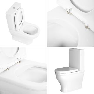 Чаша напольного унитаза Cezares Giubileo CZR-165-CPR (безободковый) белый