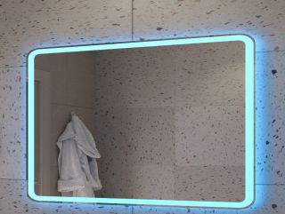 Зеркало Cezares 1000x800x30мм со встроенной разноцветной подсветкой RGB и сенсорным выключателем CEZARES CZR-SPC-MC-1200-800-RGB-TCH