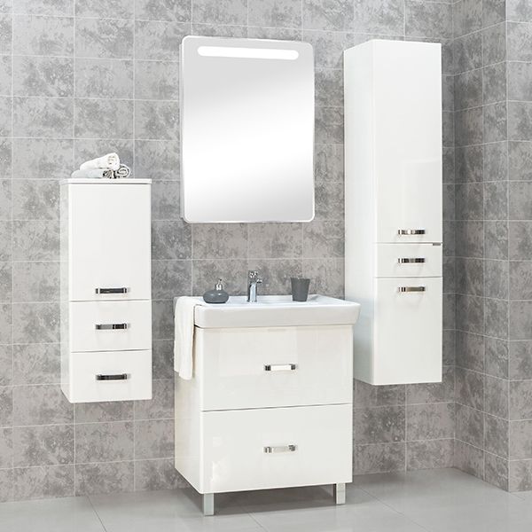 Тумба под раковину Акватон Америна 70см белый 1A169301AM010