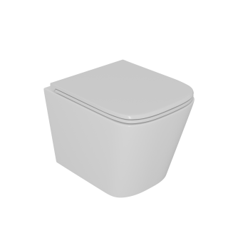 Комплект DQ Унитаз подвесной безободковый (торнадо) DT1436516, Инсталляция DI8050127, Клавиша смыва DB1499001, хром (DS1431628)