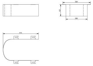 Металлическая панель для подвесного унитаза TOTO SG 7EE0007 серебристый