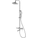 Душевая система DQ Koln DA1753701 225 мм, со смесителем, хром