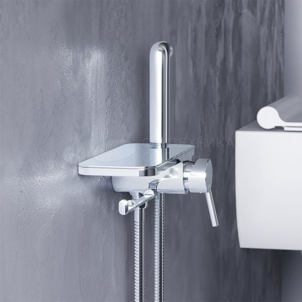 СМЕСИТЕЛЬ С ГИГИЕНИЧЕСКИМ ДУШЕМ «DAMIXA» JUPITER 773500001 ХРОМ