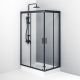 Душевой уголок Am.Pm Gem 120x80см чёрный матовый W90G-404-120280-BT