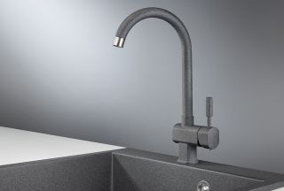 Смеситель для кухни Granula Standart 31-ST, ГРАФИТ