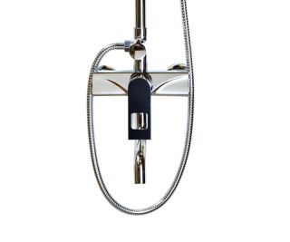 Душевая система Bronze de Luxe Element EL77CB, хром/черный