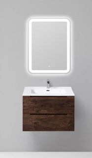 Тумба под раковину BelBagno подвесная 70x50см Rovere Moro ETNA39-700/390-2C-SO-RW-P