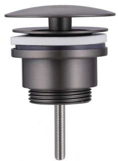 Донный клапан для раковины ABBER AF0012NG без перелива никель