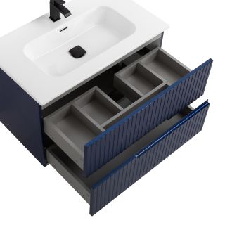 База под раковину Cezares подвесная с двумя выкатными ящиками, Sapfiro, 800x457x500, DUET-N-800-2C-SO-SPF-P