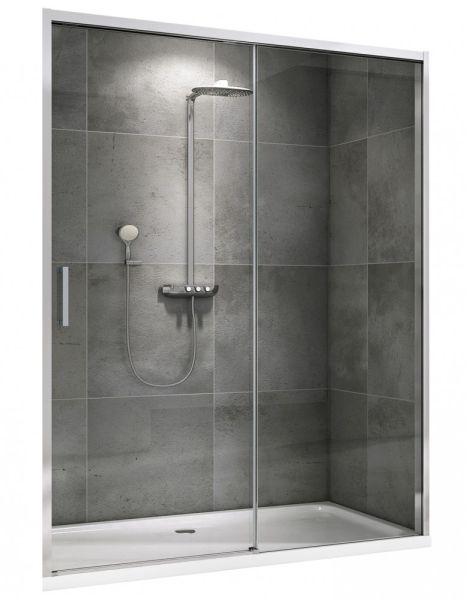 Душевая дверь ABBER Komfort AG93130 130см хром