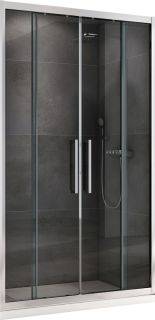 Душевая дверь ABBER Schwarzer Diamant 170см хром AG33170H