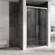 Душевая дверь ABBER Schwarzer Diamant 160см хром AG33160H