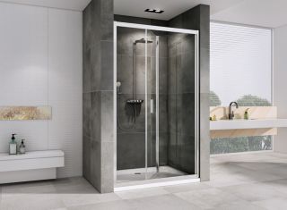 Душевая дверь ABBER Sonnenstrand 100см хром AG07100