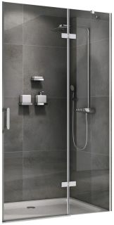 Душевая дверь ABBER Zart 110см хром AG08110