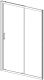 Душевая дверь в нишу Vincea Alpha VDS-3AL130CL 130 см, стекло прозрачное, хром
