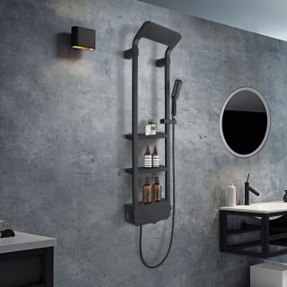 Душевая панель B&W W1220 Velvet Black (1300х405x230)