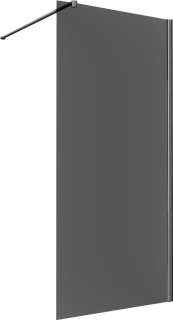 Душевая перегородка Vincea Walk-in VSW-1H120CGGM 120 см, профиль вороненая сталь, стекло тонированное