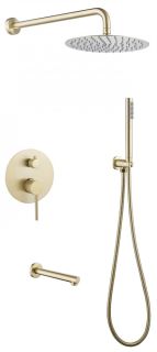 Душевая система ABBER Emotion золото матовое AF8817G