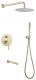 Душевая система ABBER Emotion золото матовое AF8817G