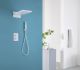 Душевая система ABBER Weiss Insel AF8052W с термостатом белый
