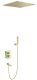 Душевой комплект Timo Petruma SX-5019/17SM с термостатом золото матовое