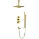 Душевой комплект Timo Selene SX-2239/17SM с термостатом золото матовое