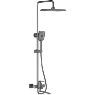 Душевая стойка Frap F2471-9 Оружейная сталь