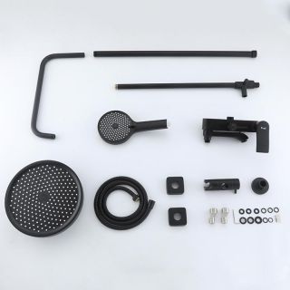 Душевая стойка Frap F2475-6 черный