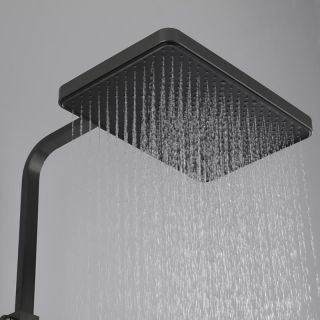 Душевая стойка Frap F2476-9 оружейная сталь