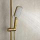 Душевая стойка Gappo G2491-3 с термостатом золотой сатин